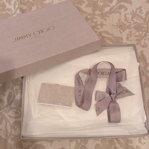 Jimmy Choo heels. Worn once in amazing condition. Style: Emily suede black 100mm - Picture 7 of 8